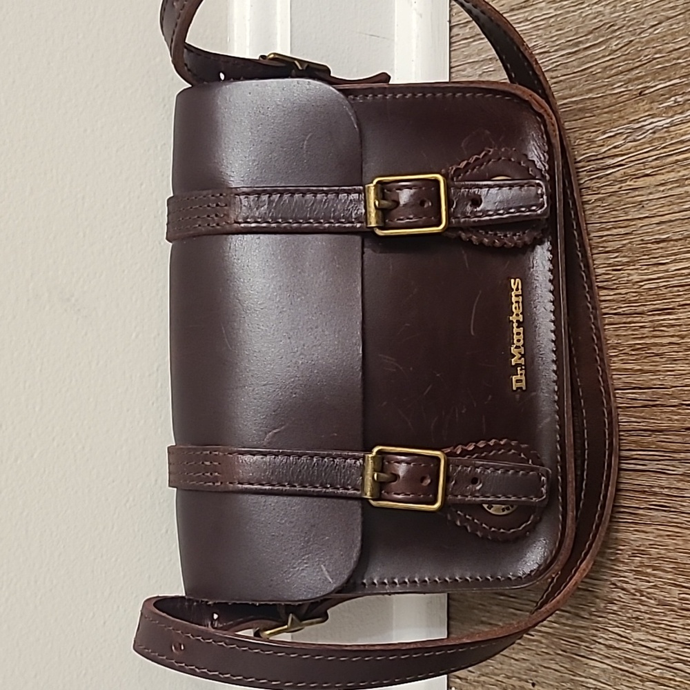Dr Martens 7" Leather Cherry Red Shoulder bag